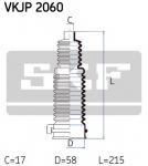 Steering gaiters set
