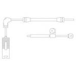 Jogo de contactos avisadores, desgaste pastilhas de travão